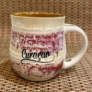 My café Curaçao ceramic hand crafeted  mug